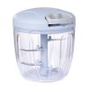 900ML Manual Meat Mincer Garlic Chopper Rotate Garlic Press Crusher Vegetable Onion Cutter Kitchen Cooking Accessories